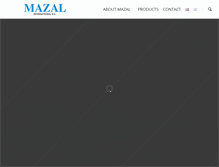 Tablet Screenshot of mazal.nl